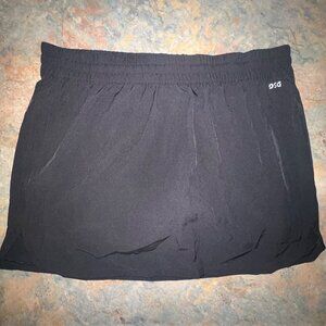 DSG Women's Mid-Rise‎ Stride Skort, Large, Black